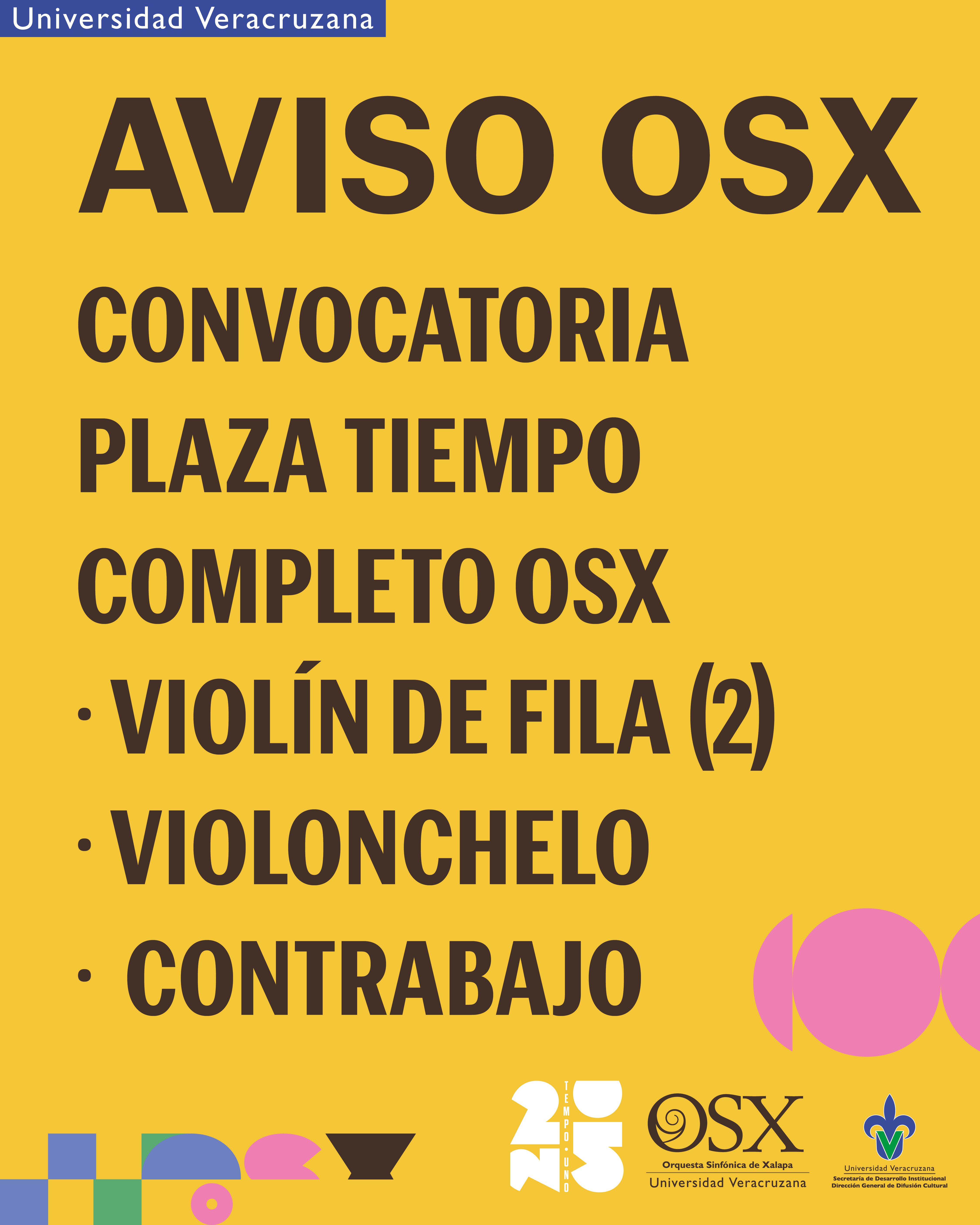 PLAZAS TIEMPO COMPLETO